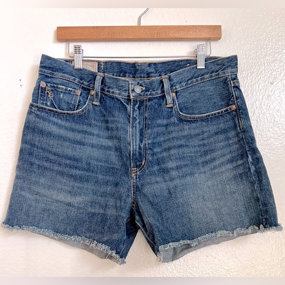 Polo Ralph Lauren Pants - Polo Ralph Lauren - Denim cutoff shorts frayed hem